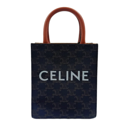 CELINE MINI VERTICAL CABAS IN TRIOMPHE