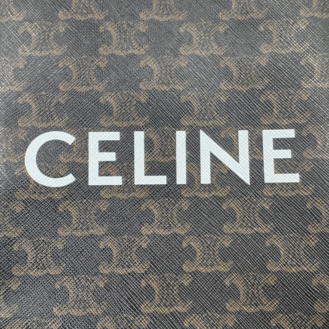 CELINE MINI VERTICAL CABAS IN TRIOMPHE